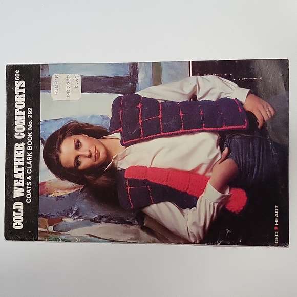 Cold Weather Comforts 1981 Coats And Clark Book No. 262 Red Heart Knitting - Picture 3 of 8